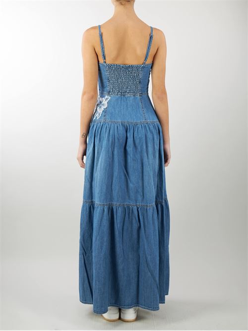 Denim dress with emrboidery lace Ermanno by Ermanno Scervino ERMANNO BY ERMANNO SCERVINO |  | D44EQ019EJ1MF157